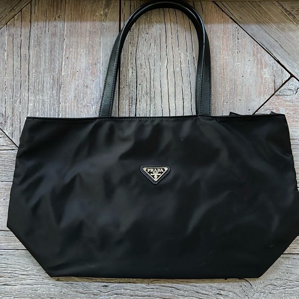 Black Nylon Tote
